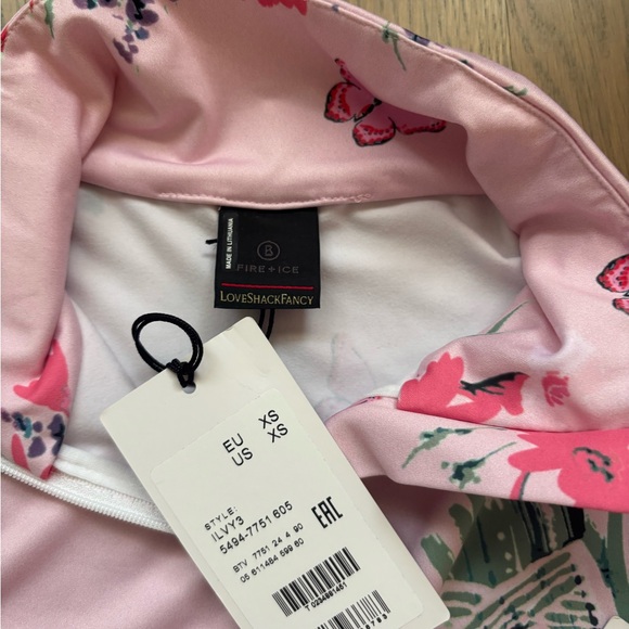 LoveShackFancy x Fire + Ice Leggings and quarter zip matching set - Picture 2 of 3